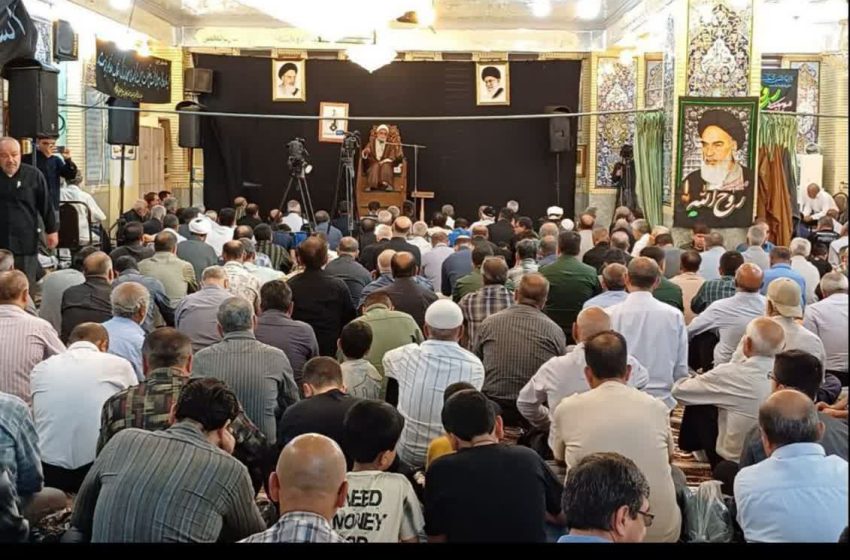  گراش، در ماتم امام+عکس