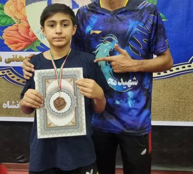  مدال برنز قهرمانی کشور بر گردن سبزواری