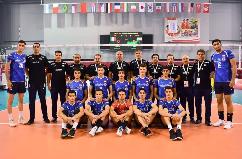  قهرمانی نوجوانان والیبالیست