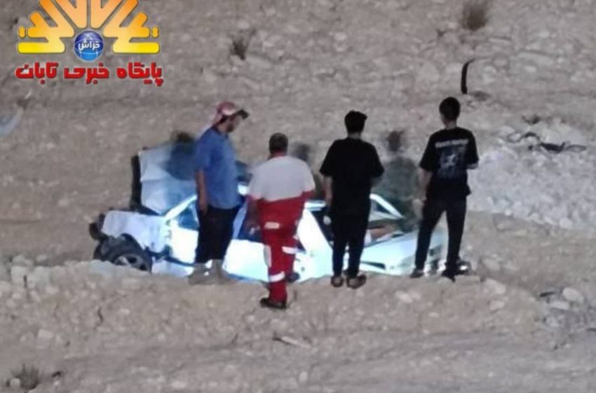  دو مصدوم در پی واژگونی خودرو